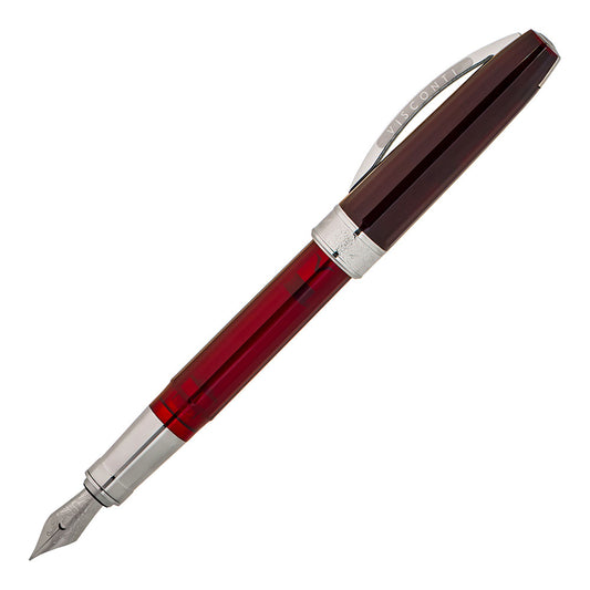 Visconti Michelangelo Red Fountain Pen
