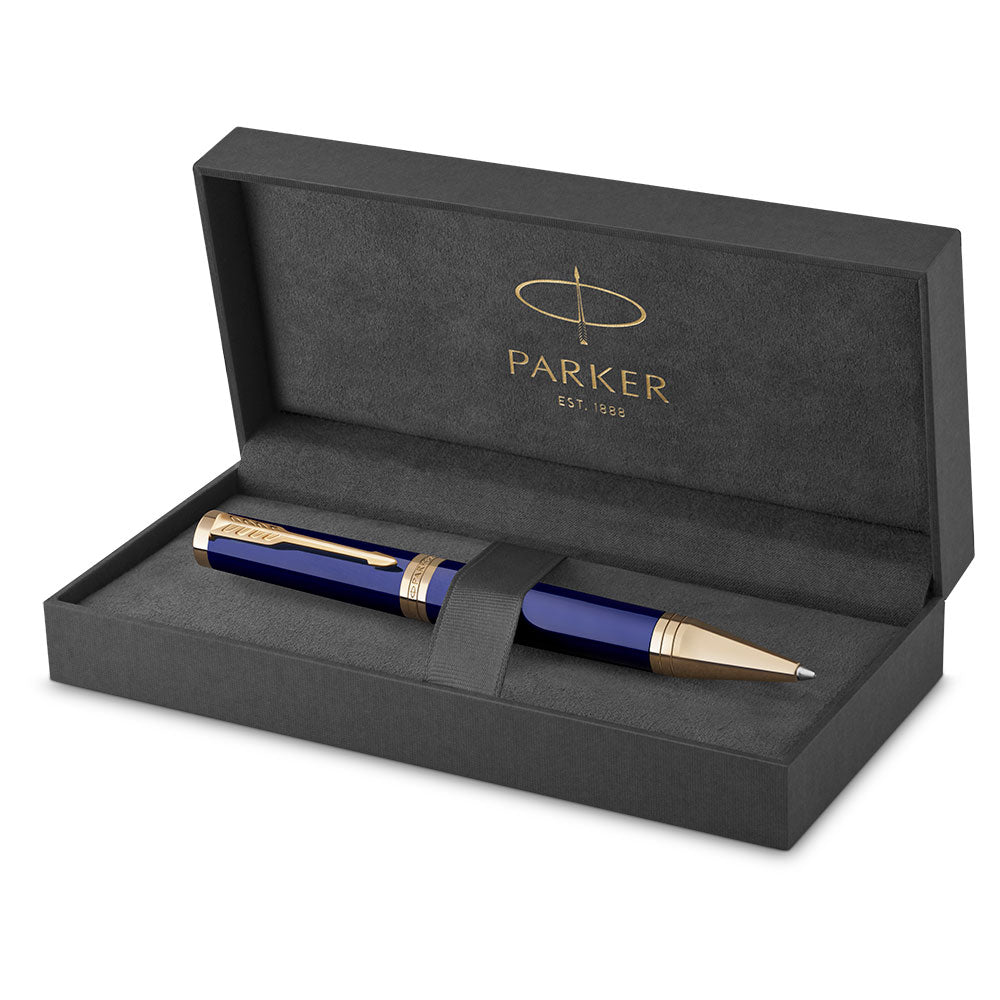 Parker Ingenuity Ballpoint Blue Gold Trim