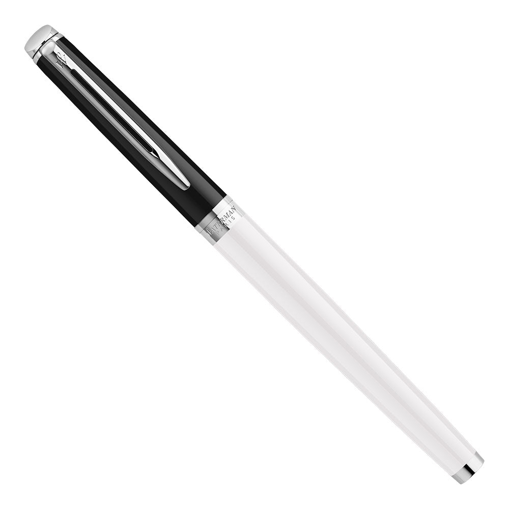 Waterman Color Block Hemisphere Black White Fountain Pen