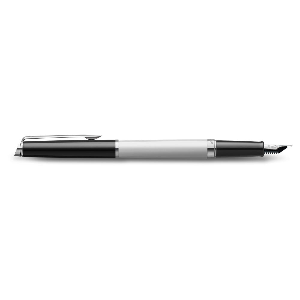 Waterman Color Block Hemisphere Black White Fountain Pen