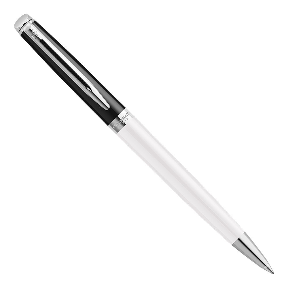 Waterman Color Block Hemisphere Ballpoint Black White