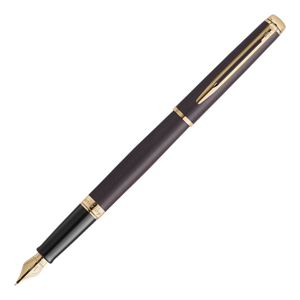 Waterman Hemisphere Lava Black GT Fountain Pen