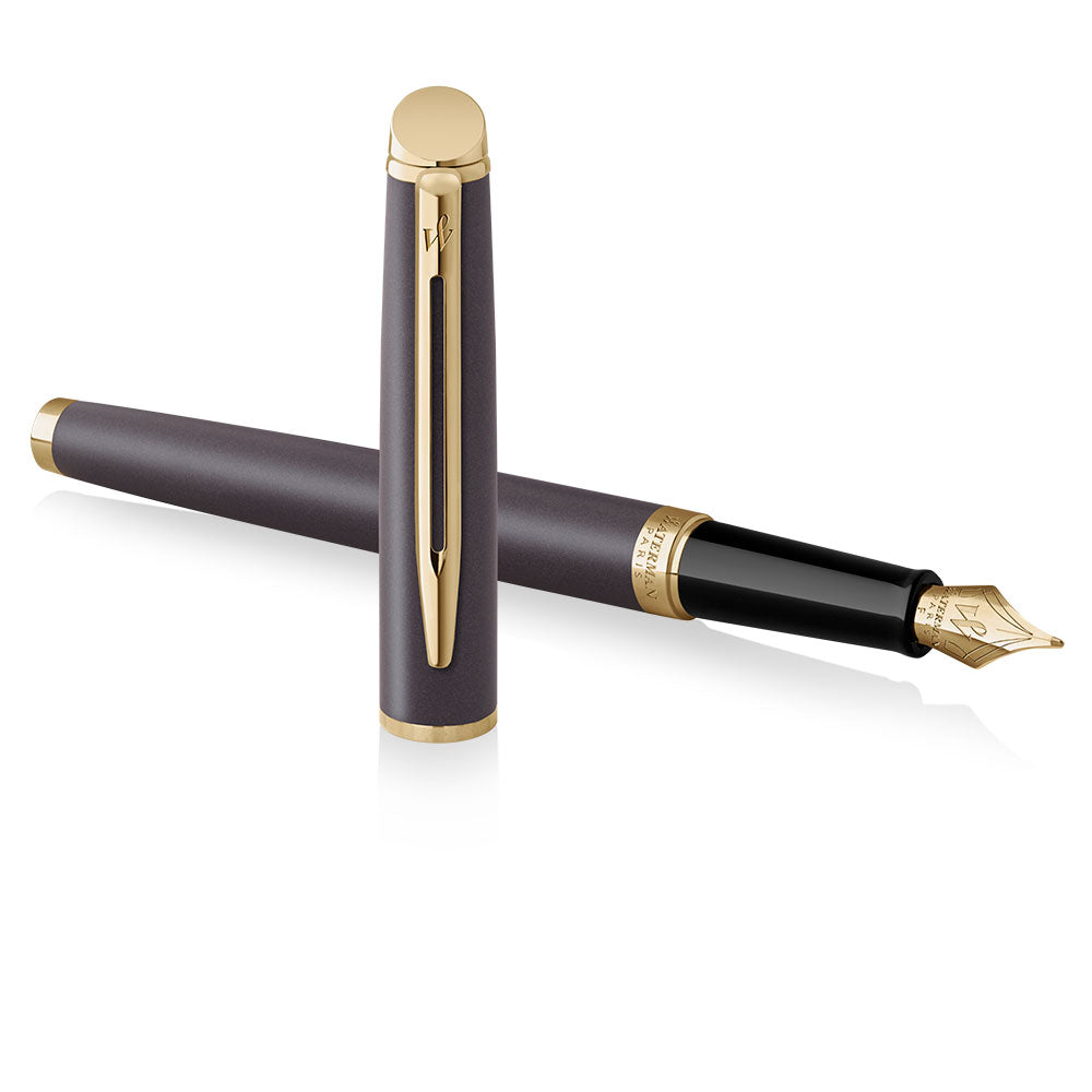 Waterman Hemisphere Lava Black GT Fountain Pen