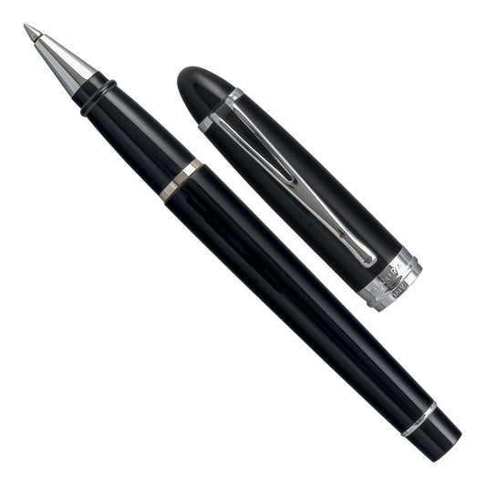 Aurora Ipsilon Deluxe Rollerball Black Chrome Trim