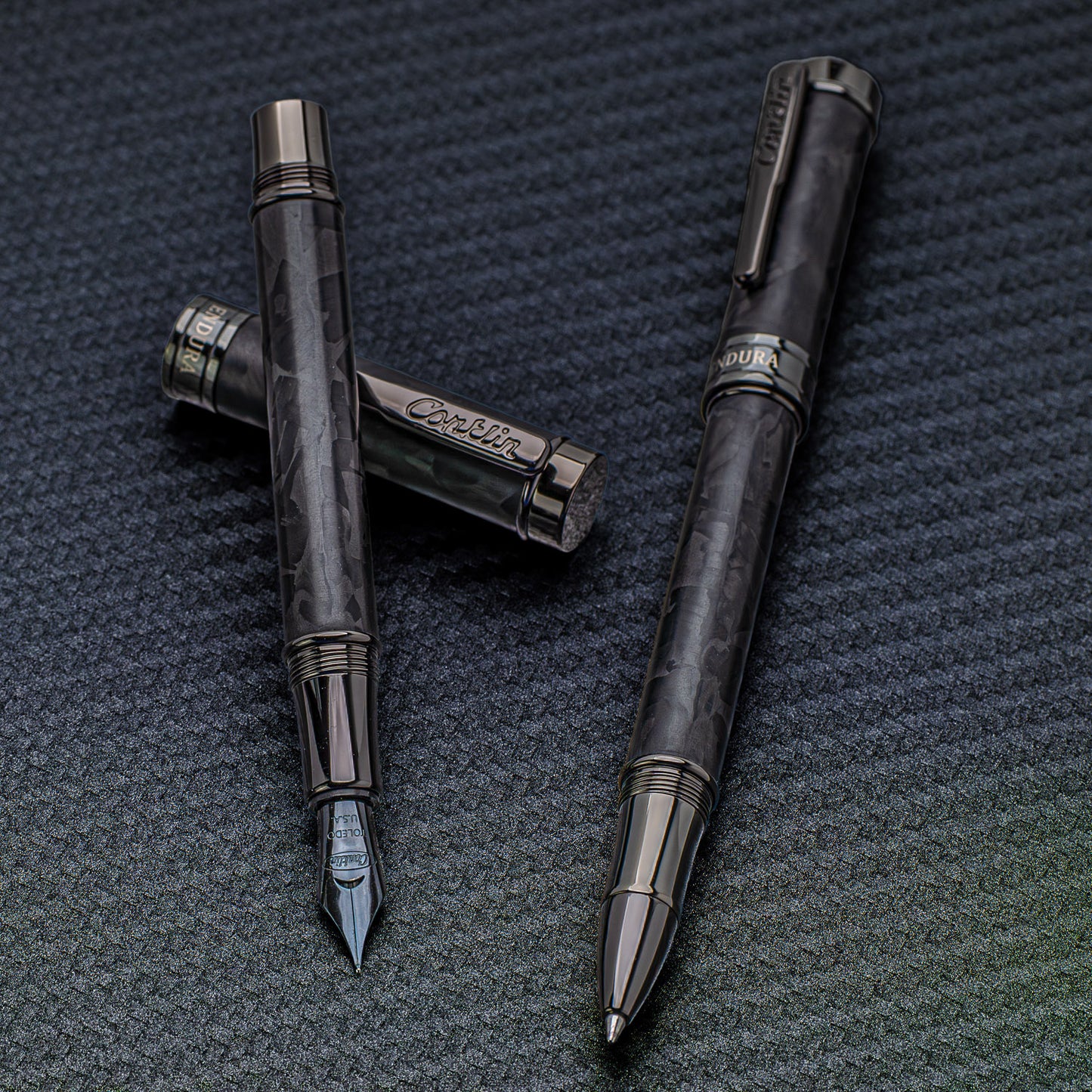 Conklin Endura Rollerball Forged Carbon Fiber