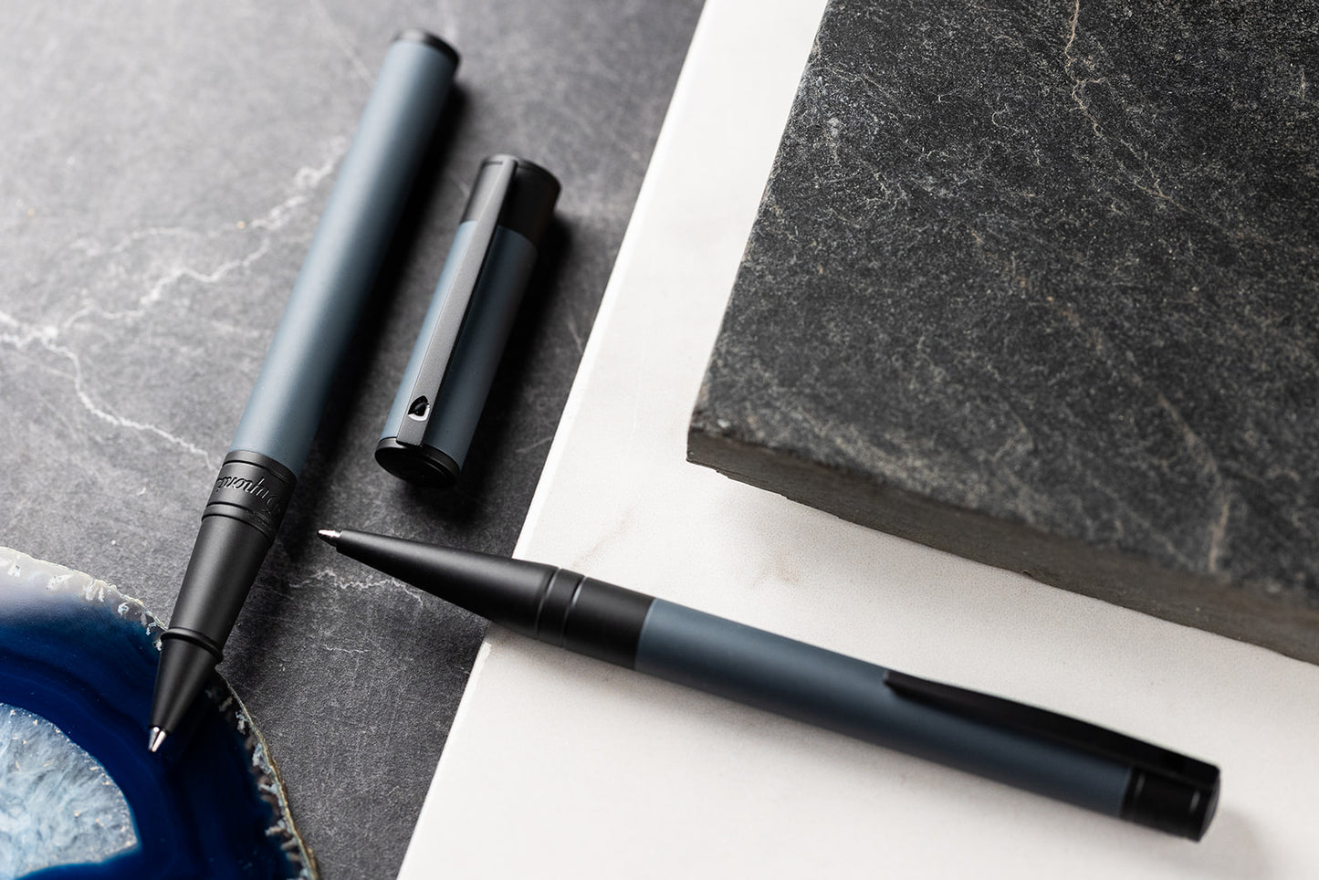 ST Dupont D-Initial Velvet Ballpoint Graphite