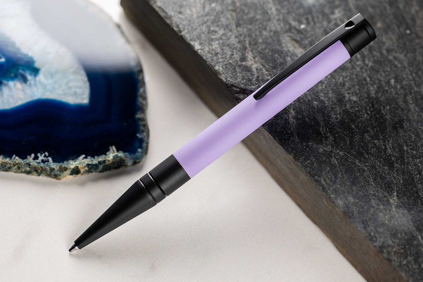 ST Dupont D-Initial Velvet Rollerball Lilac