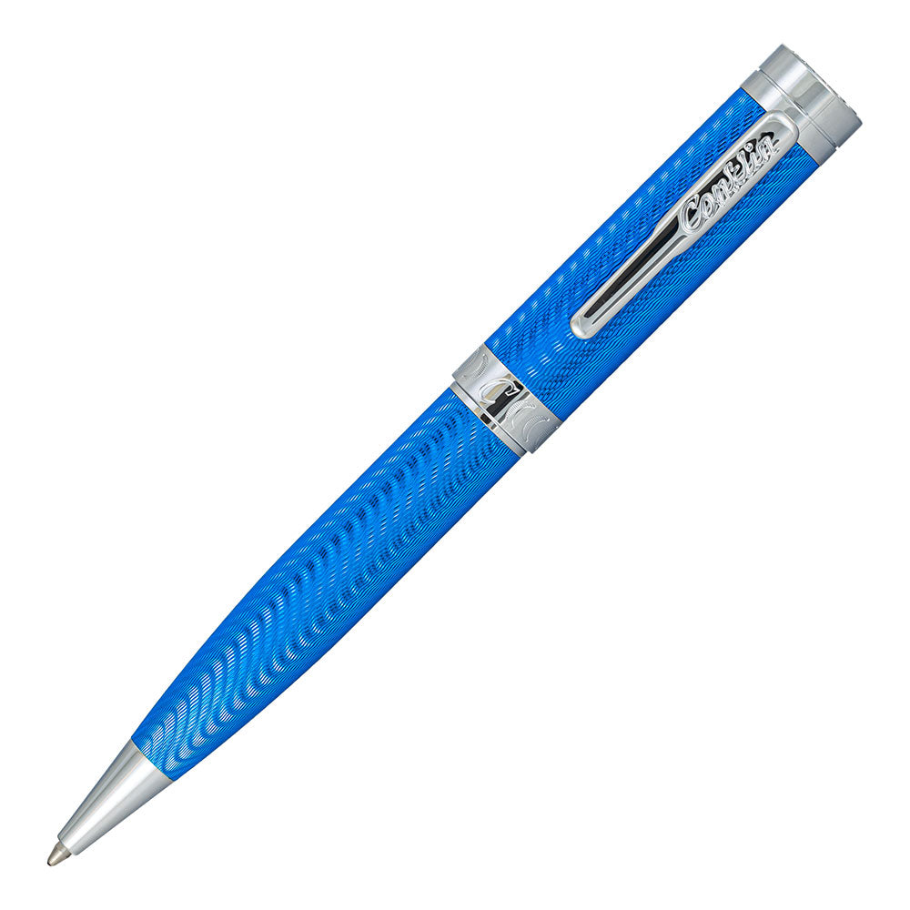 Conklin Herringbone Signature Ballpoint Blue