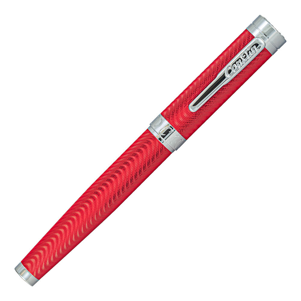 Conklin Herringbone Signature Red Fountain Pen