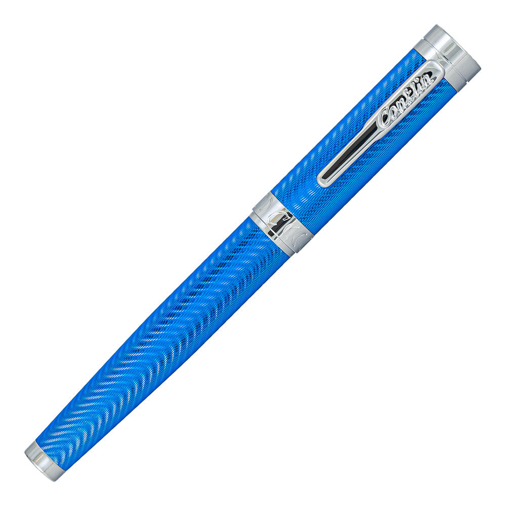 Conklin Herringbone Signature Rollerball Blue