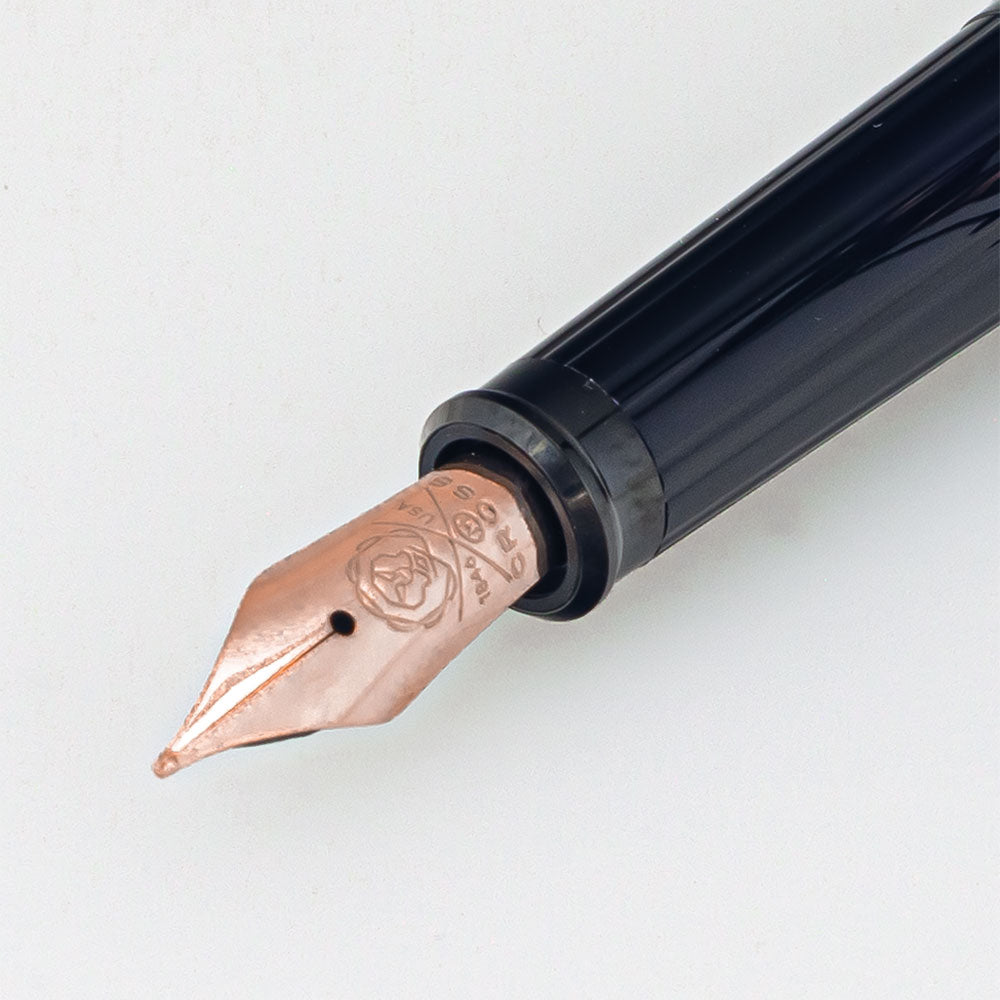 Cross 175th Anniversary Century II Black & Rose Gold Fountain Pen Medium Nib