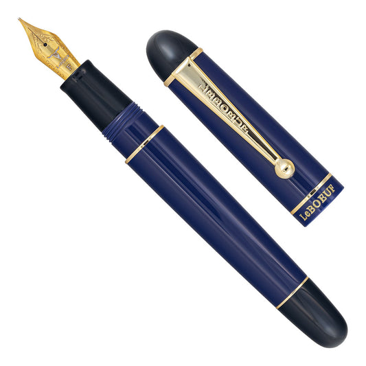 LeBOEUF Diamond Royal Navy Blue Fountain Pen