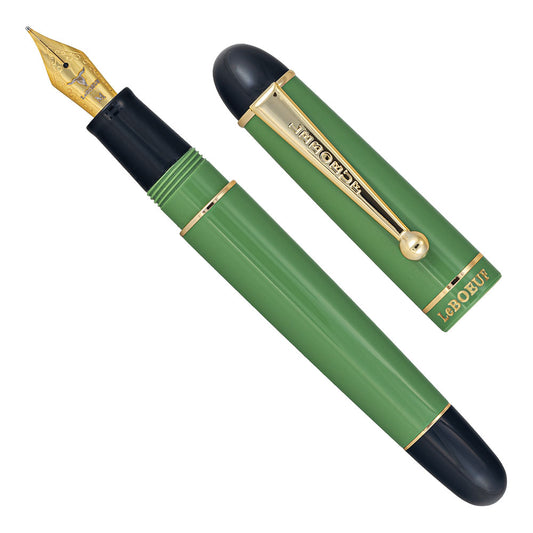 LeBOEUF Diamond Emerald Jade Green Fountain Pen