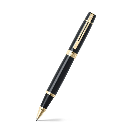 Sheaffer 300 Rollerball Black Gold Trim