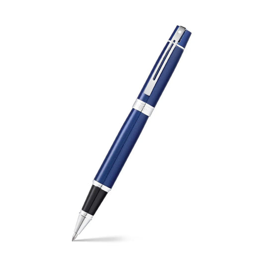 Sheaffer 300 Rollerball Blue Chrome Trim