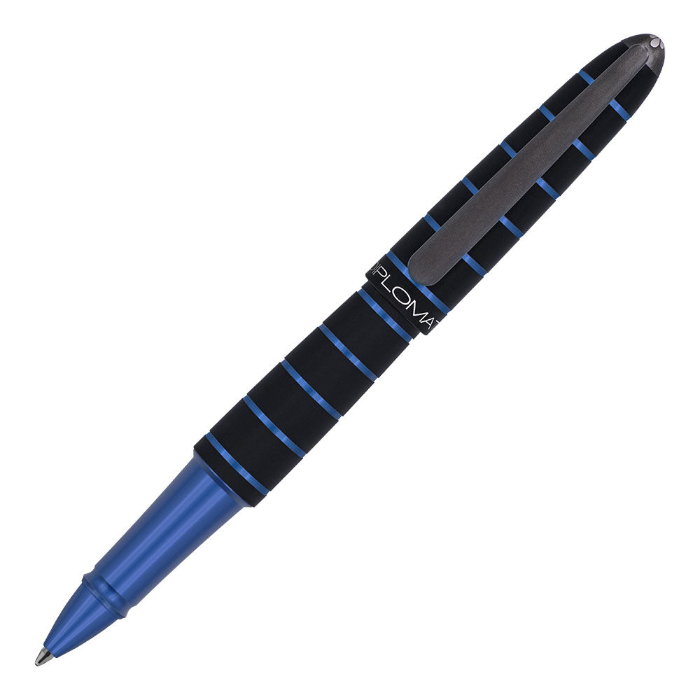 Diplomat Aero Elox Ring Rollerball Blue