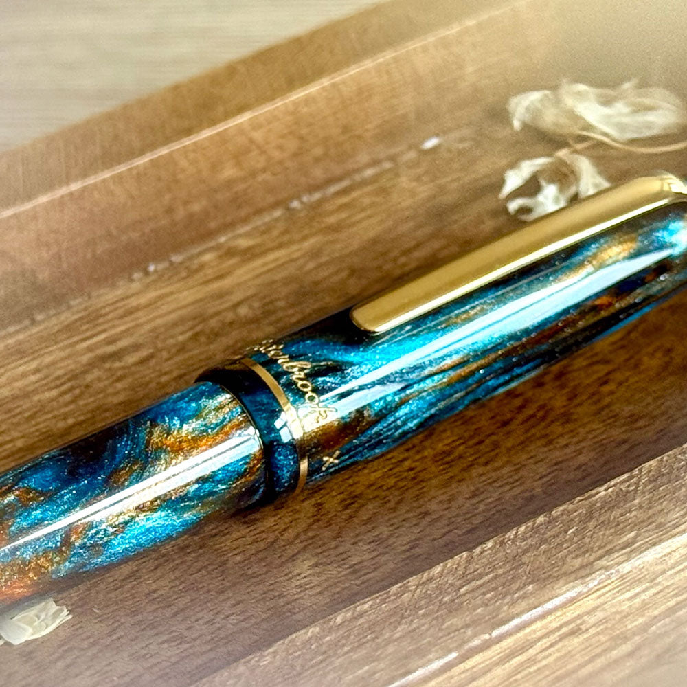 Esterbrook x BUNGU Box Kachofugetsu Estie Kingfisher Fountain Pen