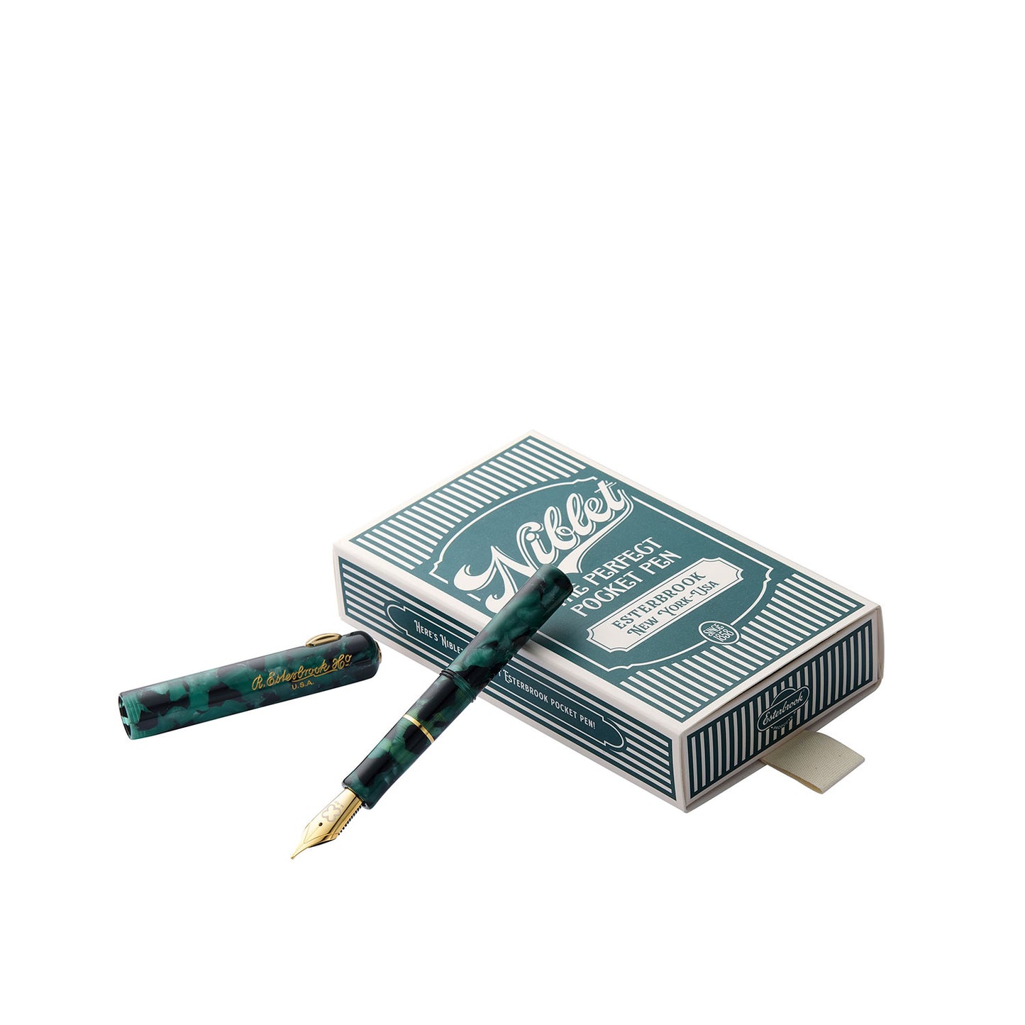 Esterbrook Niblet Evergreen Gold Trim Fountain Pen
