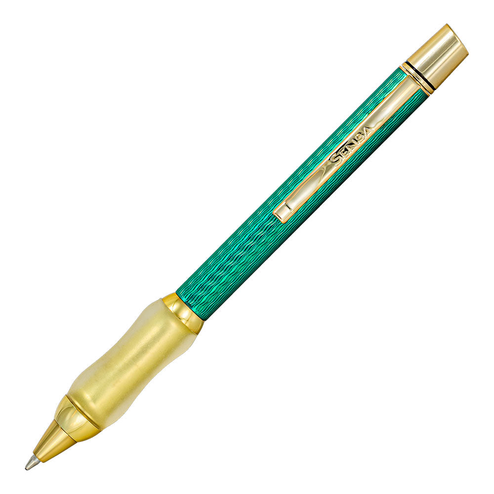 Sensa Herringbone Jewels Ballpoint Jade Green