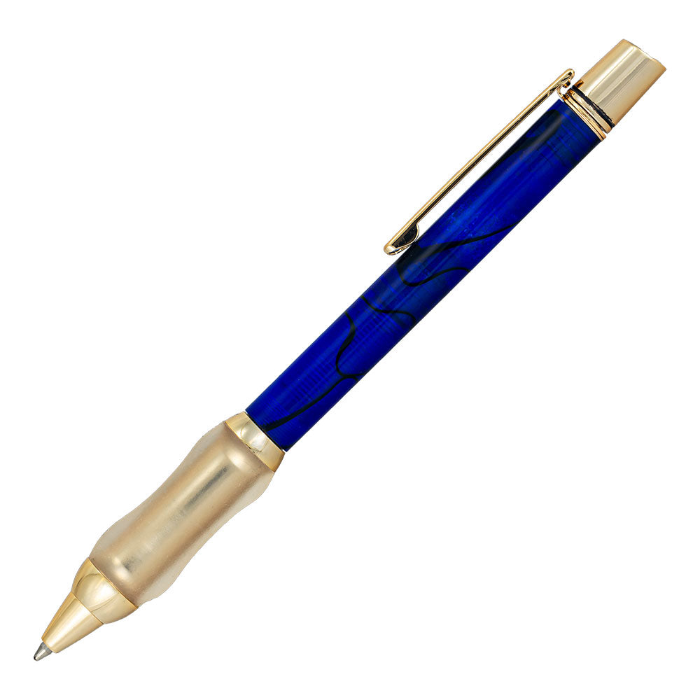 Sensa Metro Ballpoint Lapis Blue Swirl Gold Trim