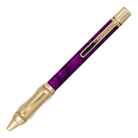 Sensa Metro Ballpoint Purple Haze Gold Trim