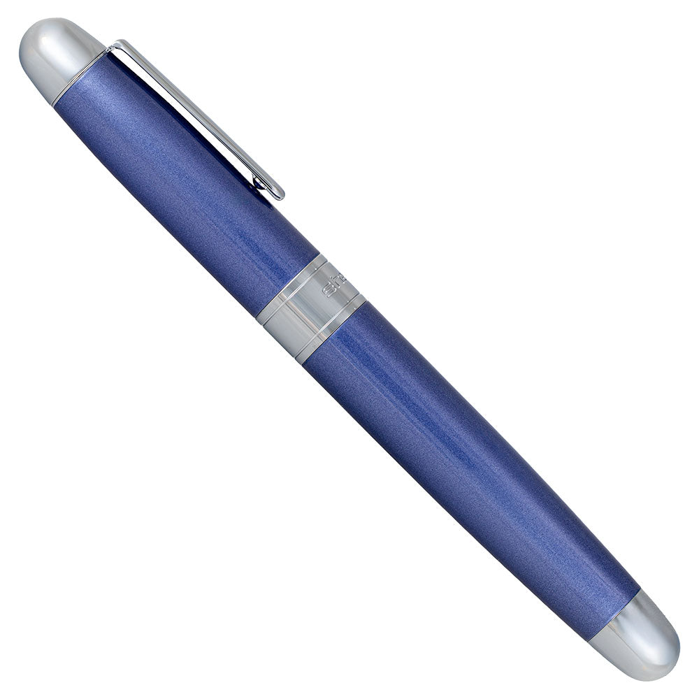 Sherpa Pen Cover Contemporary Sapphire Shimmer Chrome Trim