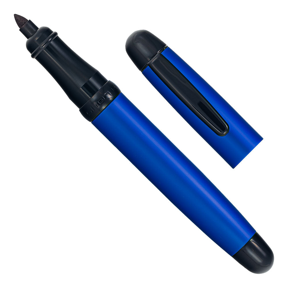 Sherpa Pen Cover Perfect Blue Aluminum with Black Trim