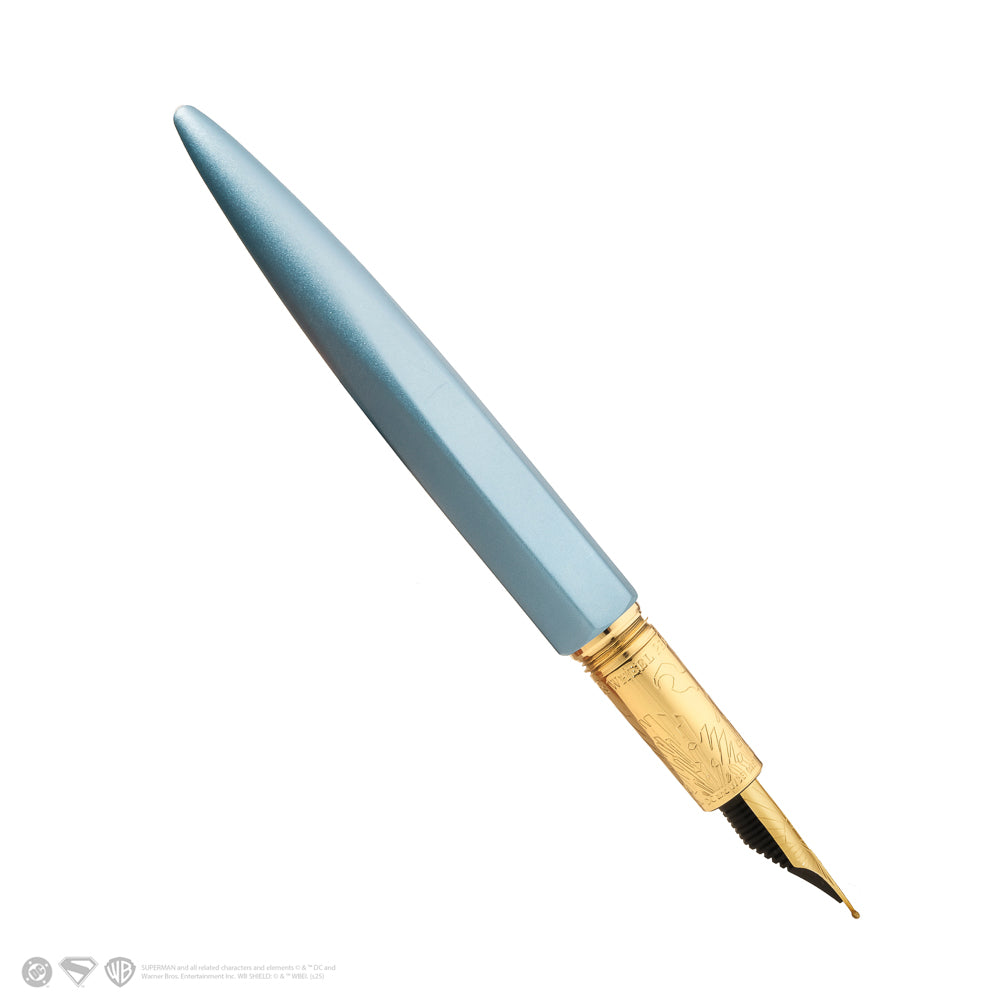 Ferris Wheel Press Marquise Superman Edition Fortress of Solitude Fountain Pen + 28ml Ink Set