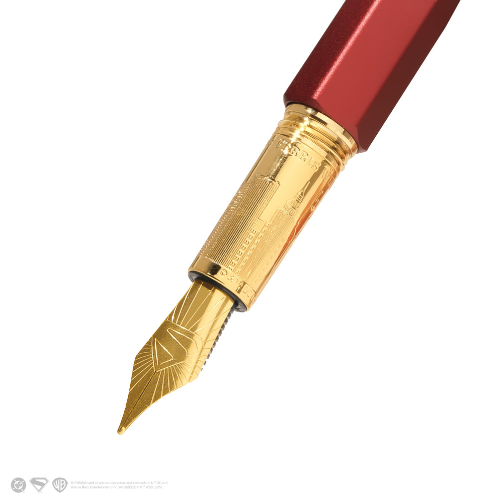 Ferris Wheel Press Marquise Superman Edition The Voice of Metropolis Fountain Pen + 28ml Ink Set