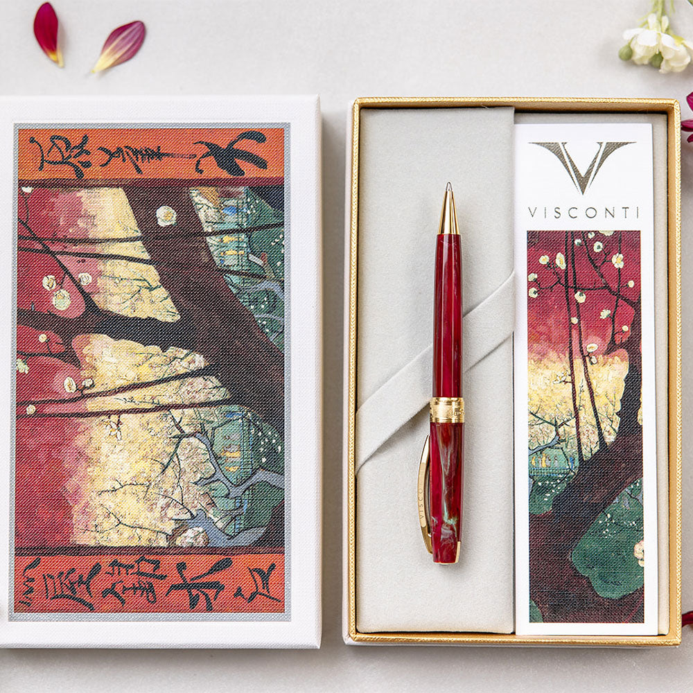 Visconti Van Gogh Ballpoint Flowering Plum Orchard
