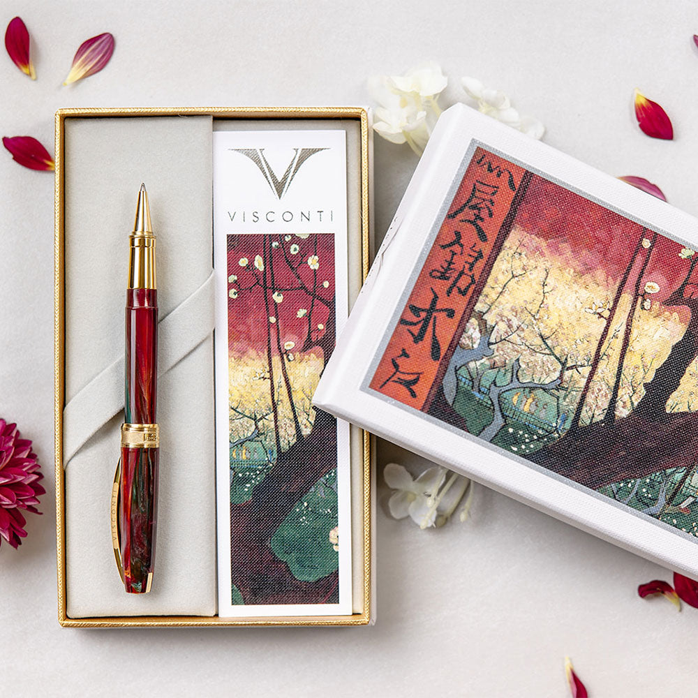 Visconti Van Gogh Rollerball Flowering Plum Orchard