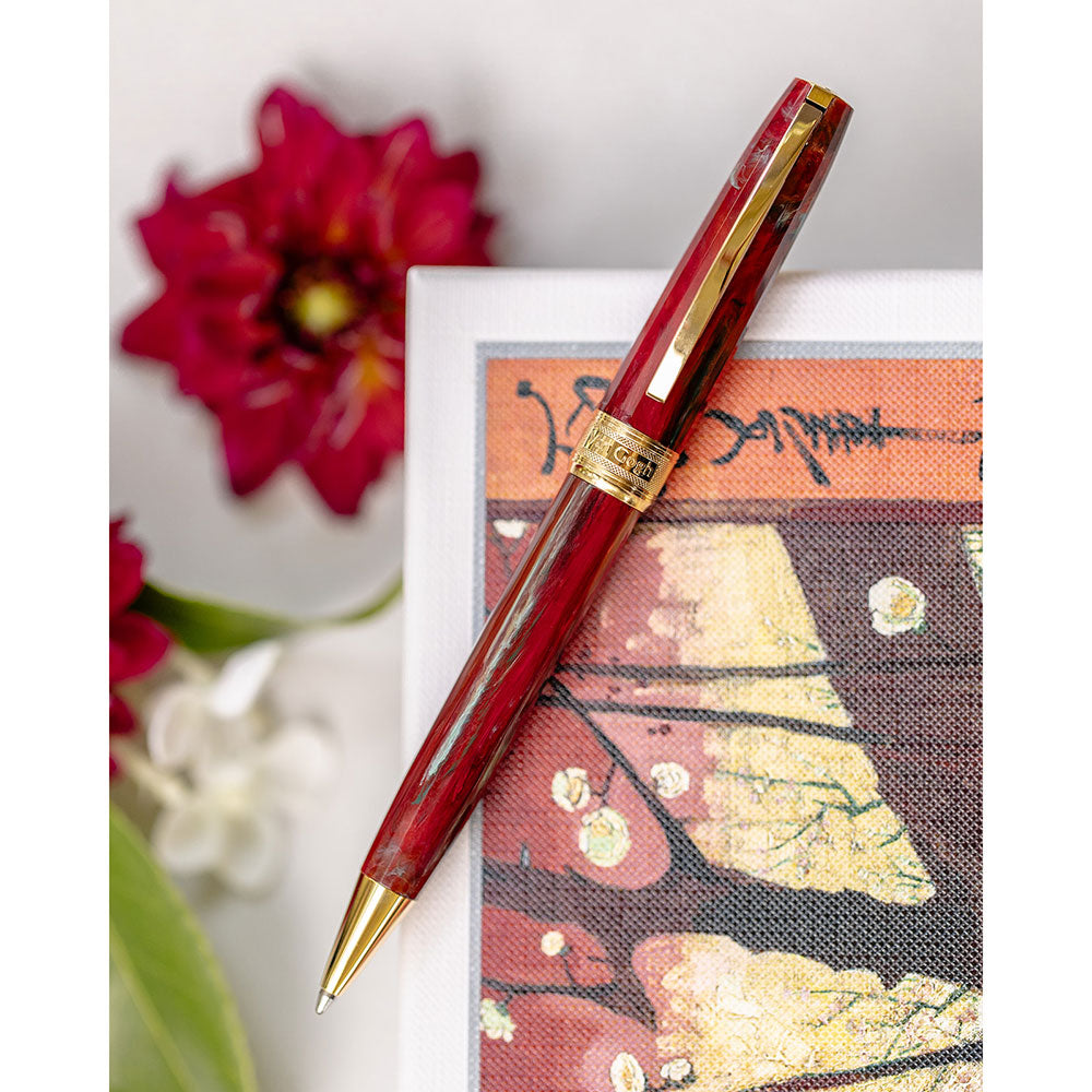 Visconti Van Gogh Ballpoint Flowering Plum Orchard