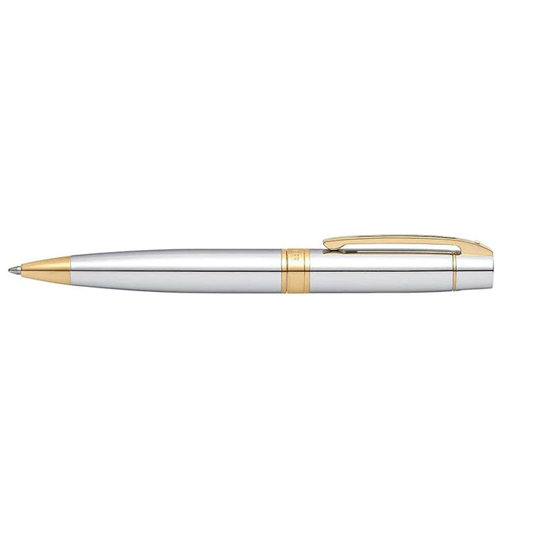 Sheaffer 300 Ballpoint Chrome Gold Trim