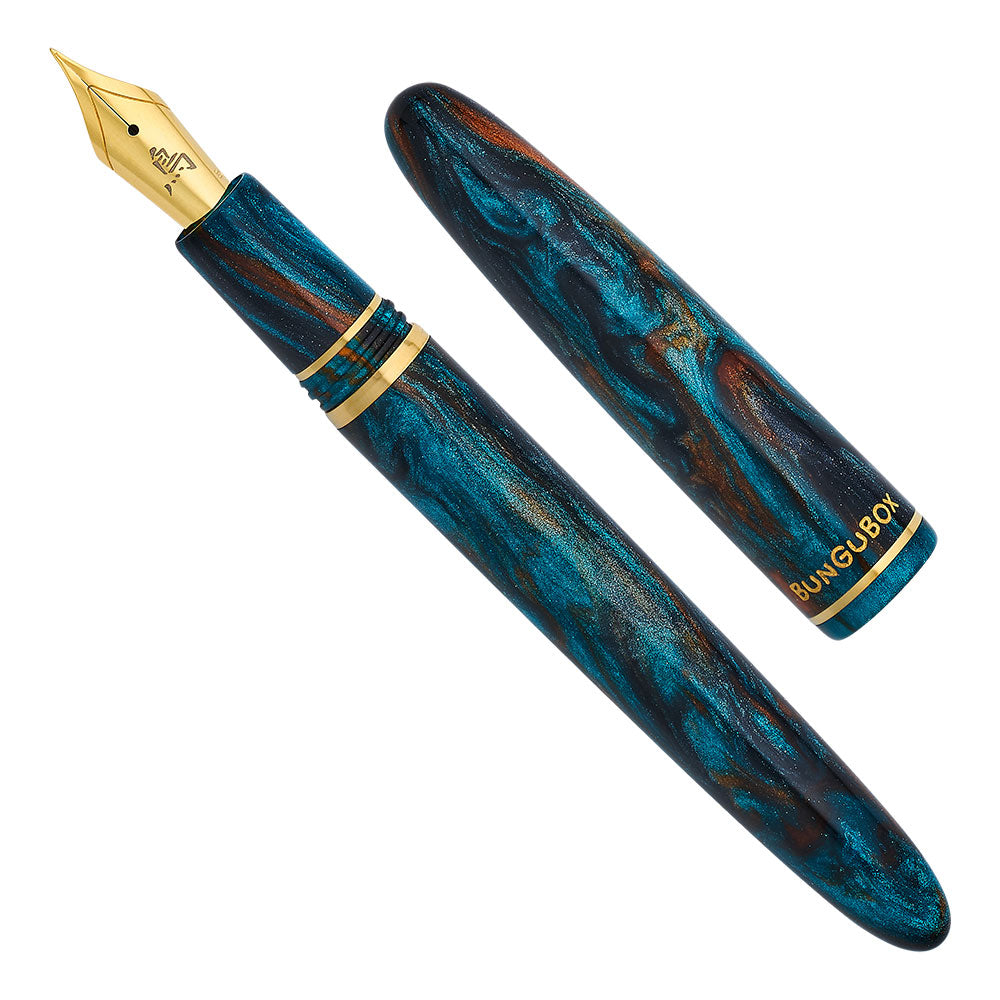 Esterbrook x BUNGU Box Kachofugetsu Estie Kingfisher Fountain Pen