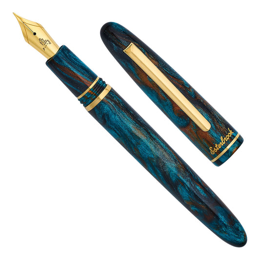 Esterbrook x BUNGU Box Kachofugetsu Estie Kingfisher Fountain Pen