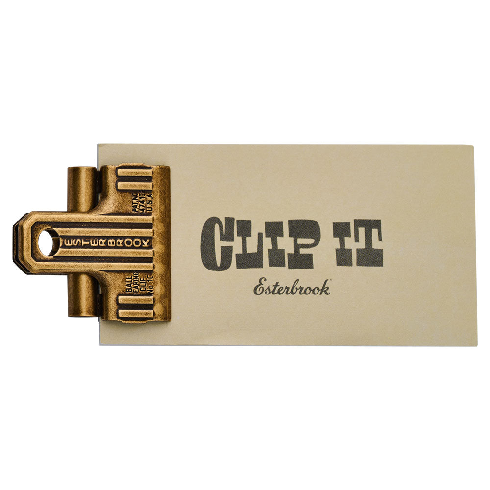 Esterbrook Eclipse Clip Raw Brass 3 Clip Set