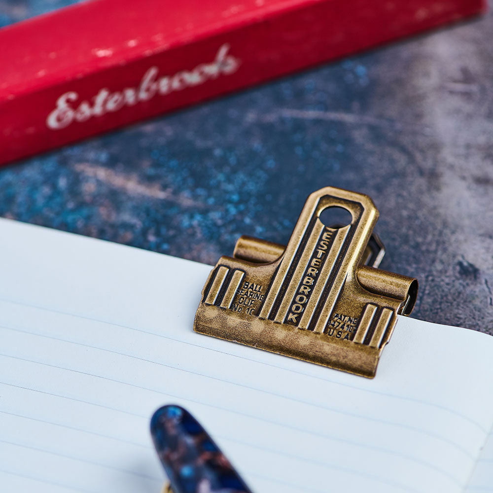 Esterbrook Eclipse Clip Raw Brass 3 Clip Set