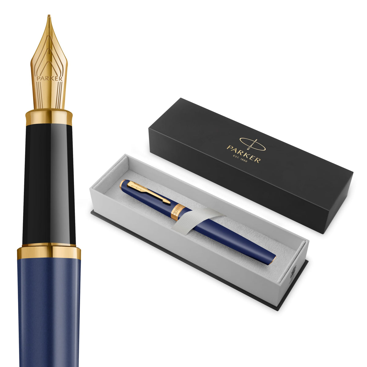 Parker Meridian Blue Fountain Pen Fine Nib