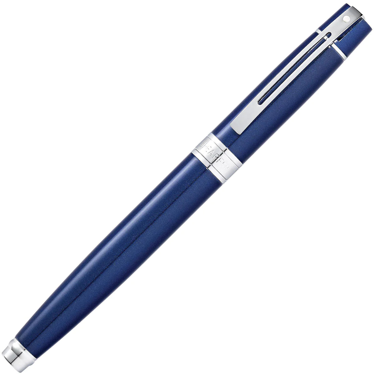 Sheaffer 300 Blue Chrome Trim Fountain Pen