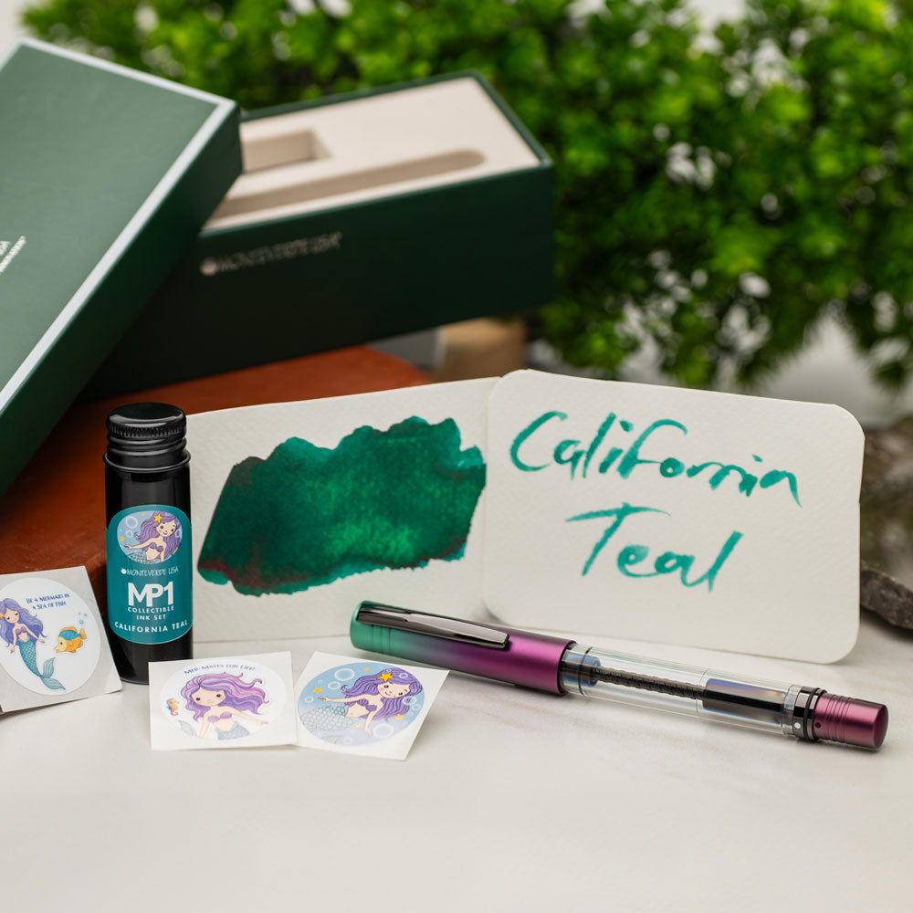 Monteverde MP1 Set Mermaid Tales Fountain Pen + 15ml Ink