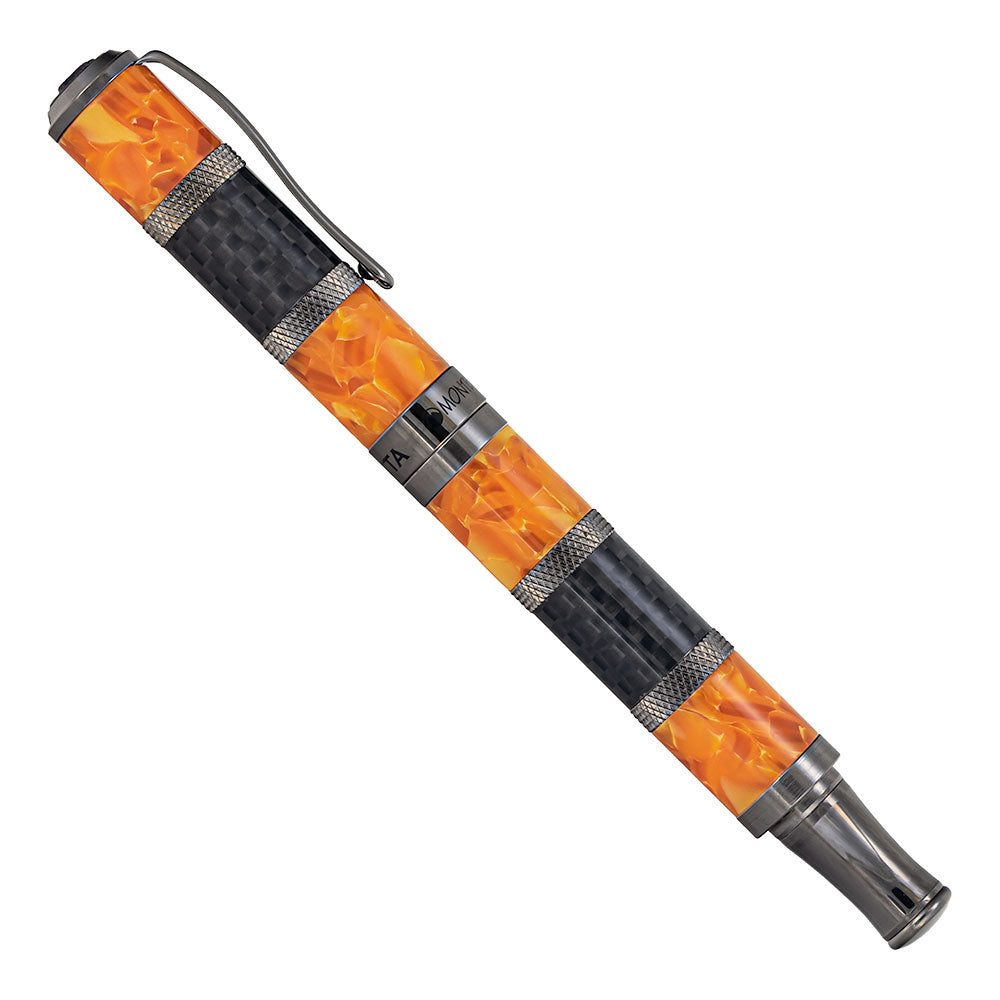 Monteverde Regatta Sport Rollerball Orange and Carbon Fiber