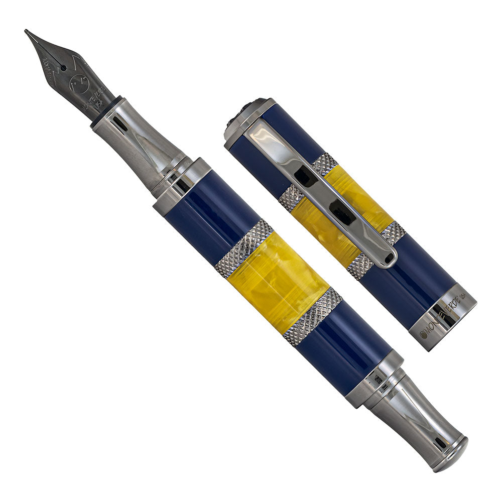 Monteverde Regatta Sport Blue and Yellow Fountain Pen