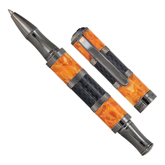 Monteverde Regatta Sport Rollerball Orange and Carbon Fiber