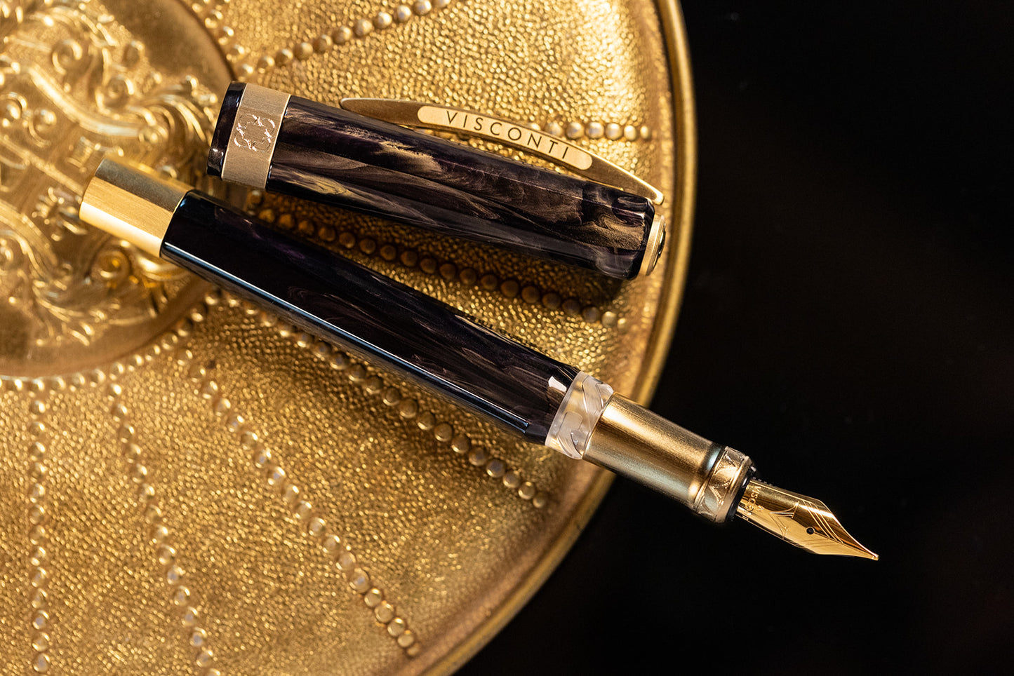 Visconti Opera Gold Black Fountain Pen