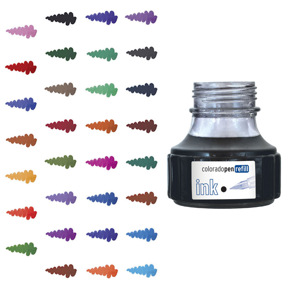 Colorado Pen Liquid Velvet Ink Bottle 90ml Big!