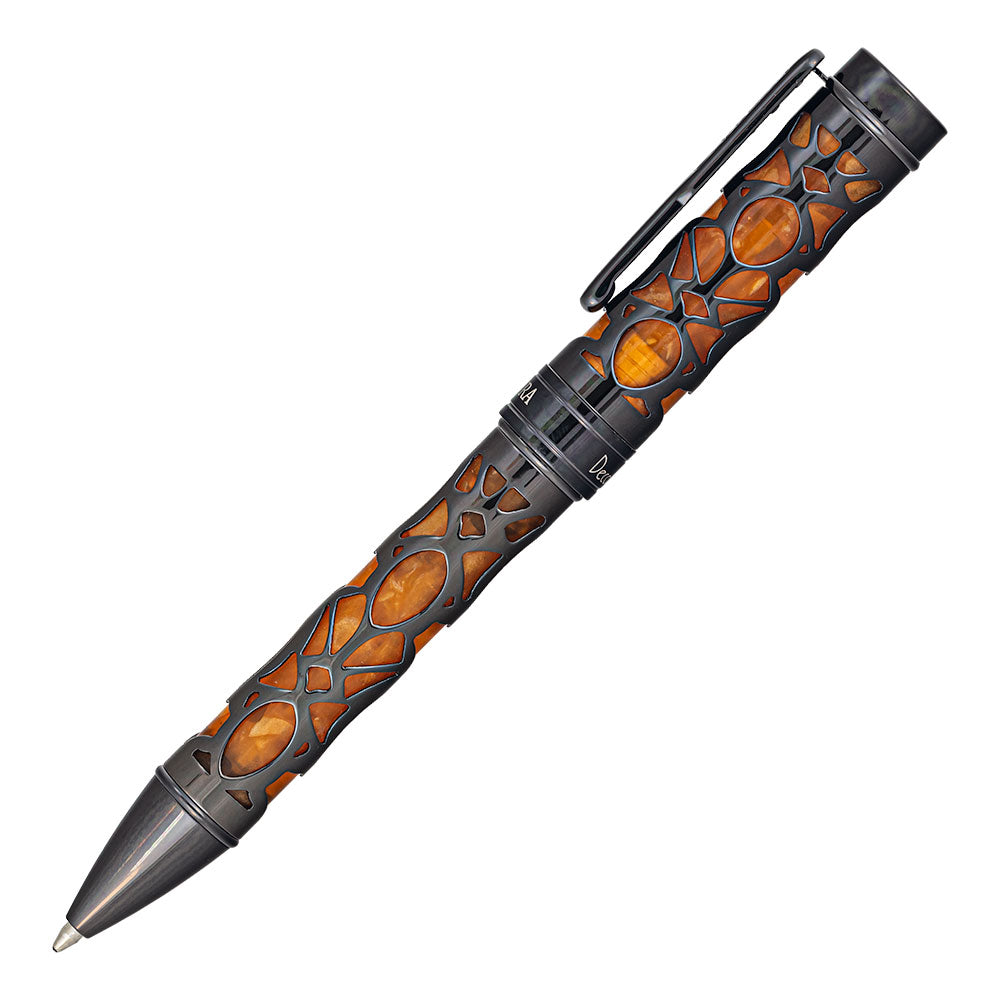 Conklin Endura Deco Crest Ballpoint Orange & Gunmetal