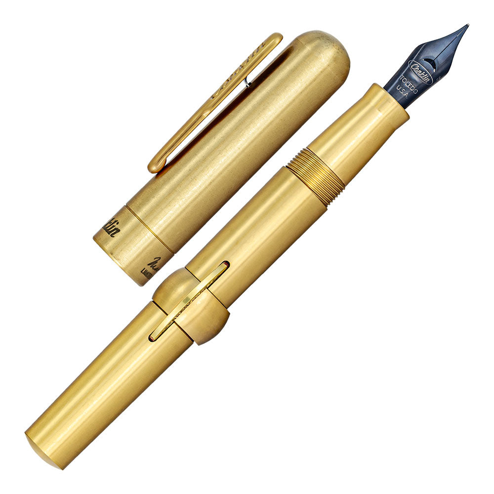Conklin Limited Edition Crescent Brass Fountain Pen