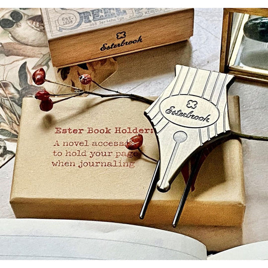 Esterbrook Nib Page Holder Brass