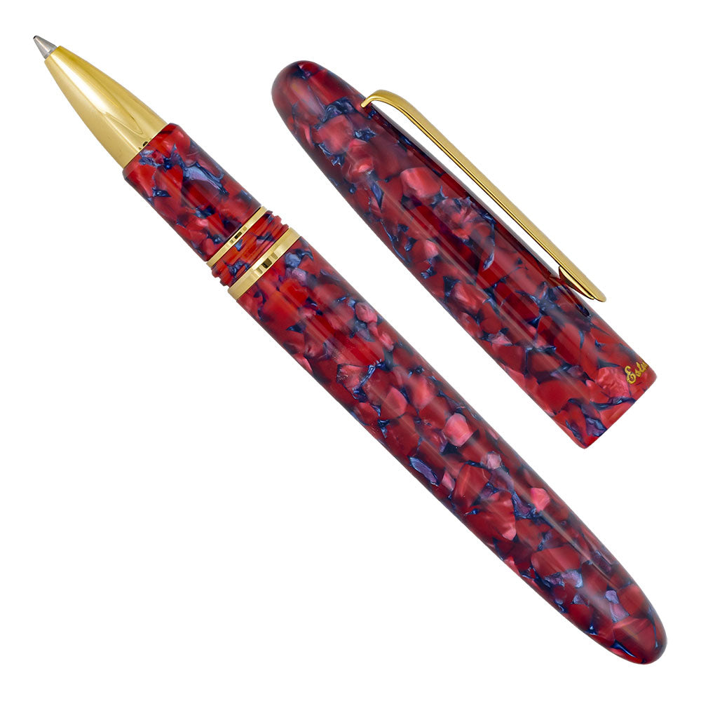 Esterbrook Estie Rollerball Scarlet Gold Trim