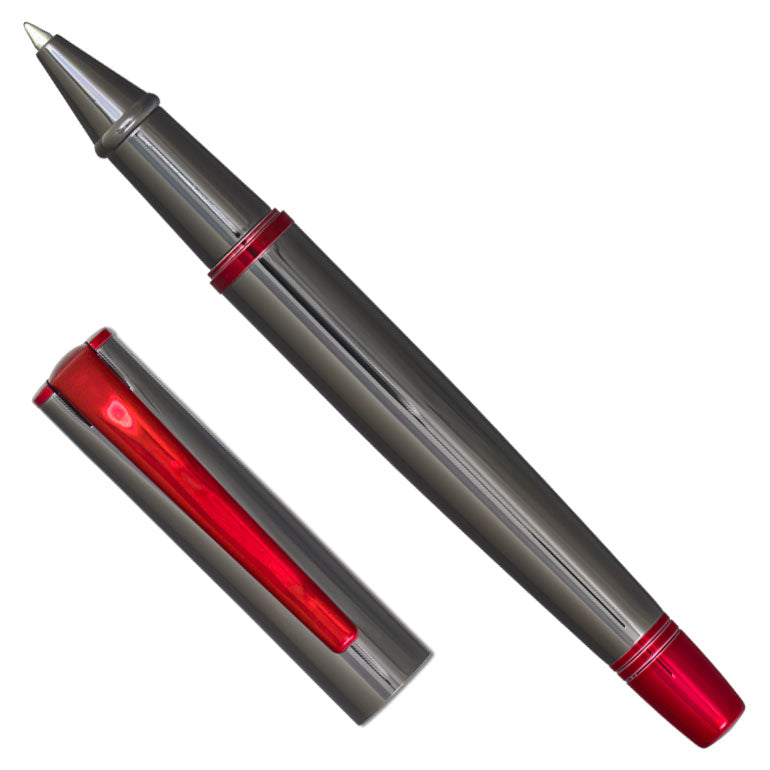 Monteverde Impressa Rollerball Gunmetal and Red